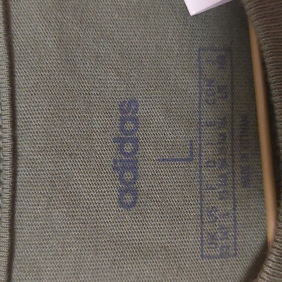 Adidas T-shirt,Boys, Large, Green, NWT - Picture 2 of 3